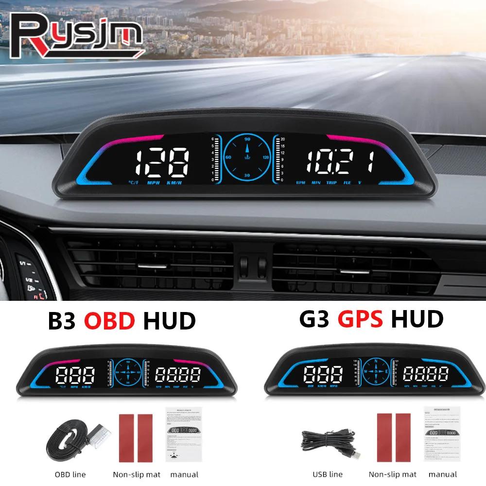 HD Ʈ ڵ HUD GPS ӵ obd B3/GPS G3    ÷  ð ð  ˶  ׼